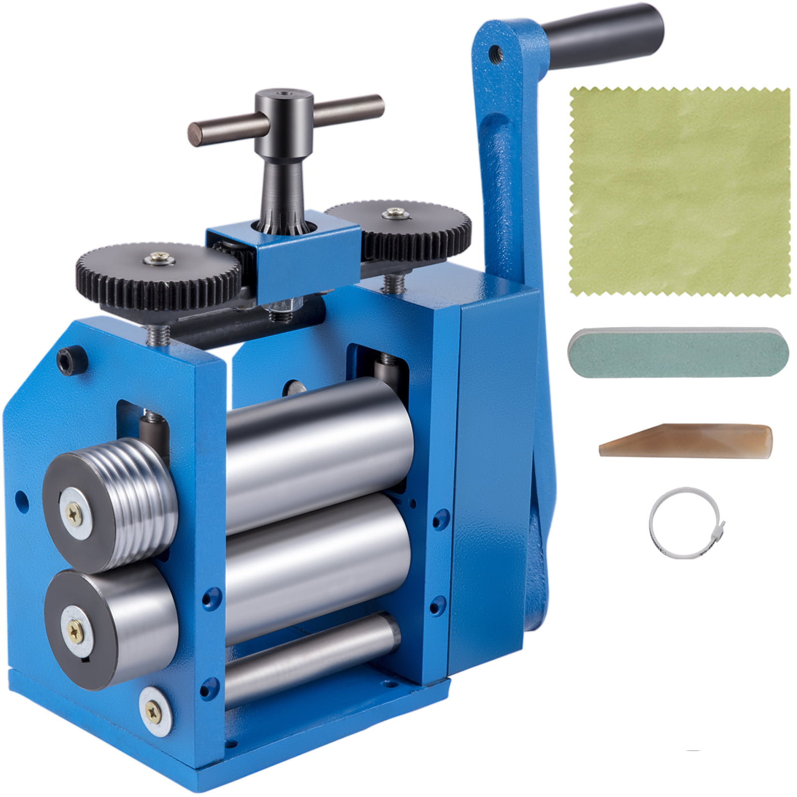 Jewelry Rolling Mill Machine Hand Press Tabletting Processing Flattening Tool 