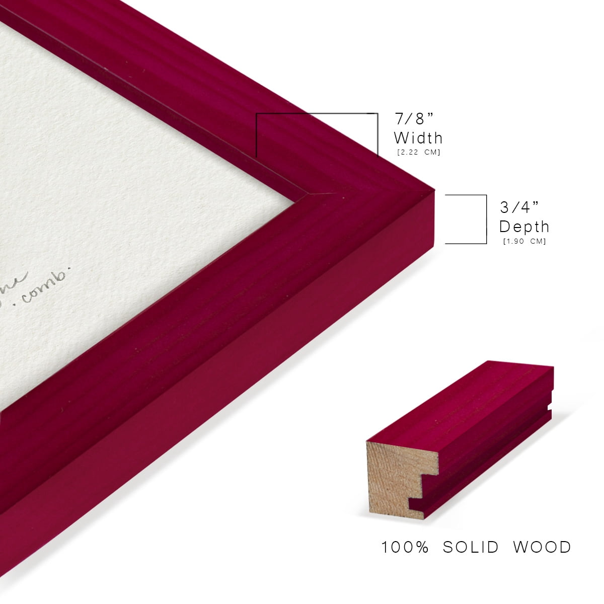Gilded Toiletries IV - Framed Print w/glass - Cherry Red
