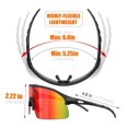 thumbnail image 4 of Gafas de sol deportivas polarizadas envolventes estilo escudo para esquí Sutro Lite para hombres y mujeres – Triatlón, voleibol, running, béisbol, pádel 118, 4 of 9
