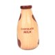 thumbnail image 2 of Botella de bebida de madera, juguete para jugar en la cocina, accesorios, botella, juguetes, regalo de cumpleaños, fiesta Leche con chocolate, 2 of 9