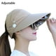 thumbnail image 2 of Sombreros para el sol para mujer, gorra con visera de ala ancha, sombrero para el sol de verano, 2 of 5