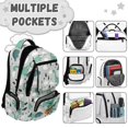 thumbnail image 5 of KUIFORTI Cute Dinosaur Print Kids School Backpack for Boys Water Resistant Toddler Bookbag with Laptop Compartment Shoulder Strap Back to School Gifts for Children, 5 of 7