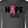 thumbnail image 3 of Inktastic Breast Cancer Hope for a Cure Long Sleeve T-Shirt, 3 of 4