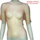 thumbnail image 3 of Women Mesh Body Chains Short Sleeve Rhinestones Crop Tops Crystal See Through Fishnet Beach Bikini Cover ups Gifts rose Red, 3 of 4