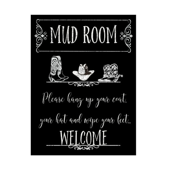 Trademark Fine Art 'Mud Room 4' Canvas Art by Jean Plout