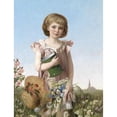 thumbnail image 3 of Antonie Boubong 19x24 Black Modern Framed Museum Art Print Titled - A Little Gardener (1886), 3 of 5