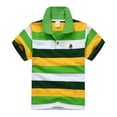 thumbnail image 2 of JUMEYU Polo Shirt for Boys Short Sleeve Polo Shirts for Toddler Boys Collared Golf Shirt Short Sleeve Classic Polos School Uniform Tops 18 24 Months (Q,18-24 Months), 2 of 4