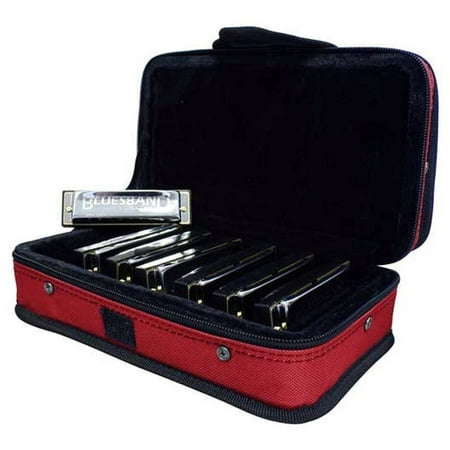 Harmonica,Blues Band 7pc w/ Case