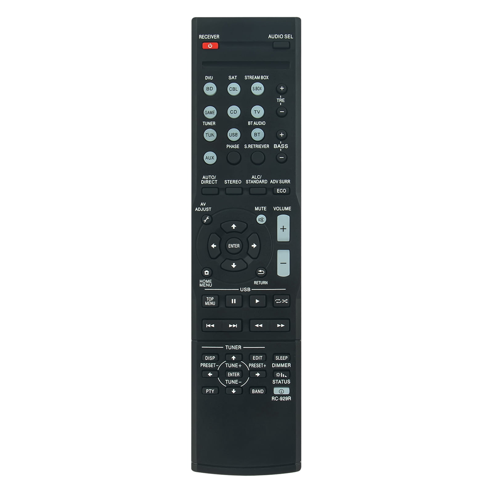 AXD7739 Replace Remote Control Compatible with Pioneer AV Receiver VSX-90 VSX-45 VSX