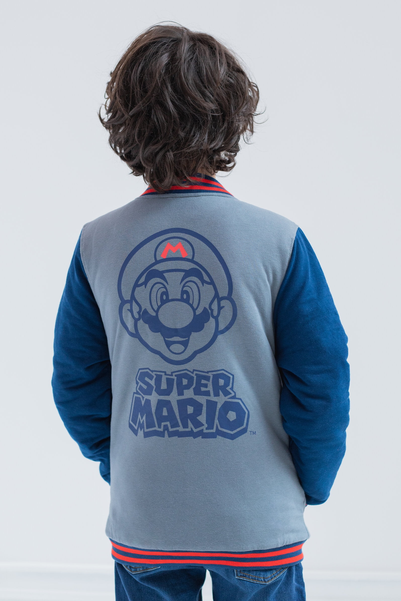 Super Mario - Brandclub - SUPER MARIO Nintendo Little Boys Varsity