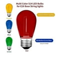 thumbnail image 2 of 15 Pack 3v Led S14 Colored Replacement Light Bulbs Shatterproof, 2 of 5