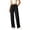 X-Black, variant on HomeDM Lounge Pants for Women Straight Leg Drawstring Casual Trousers Black Athletic Work Pants with Pockets Size L