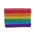 thumbnail image 2 of 50 Pieces Colored Craft Sticks Natural Wooden Ice Cream Sticks Activity DIY Craft Assorted, 2 of 8