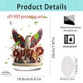 thumbnail image 2 of AZXY 4th of July Decorations, Patriotic USA Eagle 2D Acrylic Tabletop Ornament, Independence Day Sunflower Floral Design Sign, Red White Blue Freestanding Decor, Holiday Party Centerpiece for Home, 2 of 5