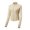 Khaki, variant on Bovxnpu Women's Long Sleeve Sun Protection Shirts, Lightweight Womens Activewear Breathable Sunscreen Hoodie Workout Tops, Woman Casual Sports Zipper Sun-proof High Elastic Coat M