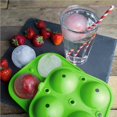 thumbnail image 5 of relayinert 4 Grids Ice Mold Silicone 3D Ice Cube Mold Tray Maker Summer for Home Kitchen, 5 of 5