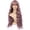 purple, variant on UYUH Women Girl Long Curly Synthetic Wig Quality Hair Natural Taro Purple Party for Beautiful Women Girls Fashion Party C-osplay Wig