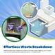 thumbnail image 3 of Walex Porta-Pak Black Holding Tank Deodorizer & Portion Control System Drop-Ins - Rapid Breakdown of Waste & Paper, Odor Prevention, Cleans Tank & Sensors - Lavender Breeze, 10-Pack, 3 of 6
