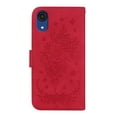 thumbnail image 3 of Feishell Wallet Phone Case for Samsung Galaxy A03 Core,for Women Men,Butterfly & Rose Embossed PU Leather Magnetic Clasp Flip Stand Card Slots Shockproof Ultra Thin Protective Cover,Red, 3 of 8