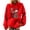 Red, variant on Odeerbi Christmas Hoodies Sweatshirts For Women Fashion Printing Long Sleeve Pocket Casual Pullover Shirt Blouse Beige
