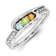 thumbnail image 2 of 14K White Gold Family Jewelry Diamond Semi-Set Ring XMRW39/3, 2 of 3