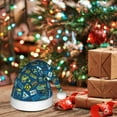 thumbnail image 6 of Haiem Machinery Road Construction Pattern Santa Hat Confortable Velvet Christmas Hat for Christmas Party Favors Fit for Adults Men Women, 6 of 6
