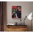 thumbnail image 4 of HFDF Girls Flower Eyes Hippie Psychedelic Vtage Fun Cool Colour Posters Wall Art Mystery Plants Star Patg Prt Art Wall Decor Bedroom Livg Room Apartment Teen Dorm 12x18inch Framed, 4 of 6