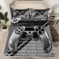 thumbnail image 2 of Homewish Gray Gamepad Queen Sheet Sets,Game Console Flat Sheet,Modern Video Game Queen Fitted Sheet For Men Women,Breathable Home Decor,4-Piece, 2 of 7