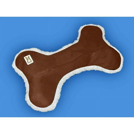 Dog Tee Bone Pillow-Color:Brown