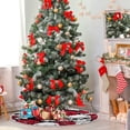 thumbnail image 4 of FMSHPON Halloween Xmas Christmas Tree Skirt Stand Mat for Holiday Party Decoration Indoor Outdoor 48 inches, 4 of 6