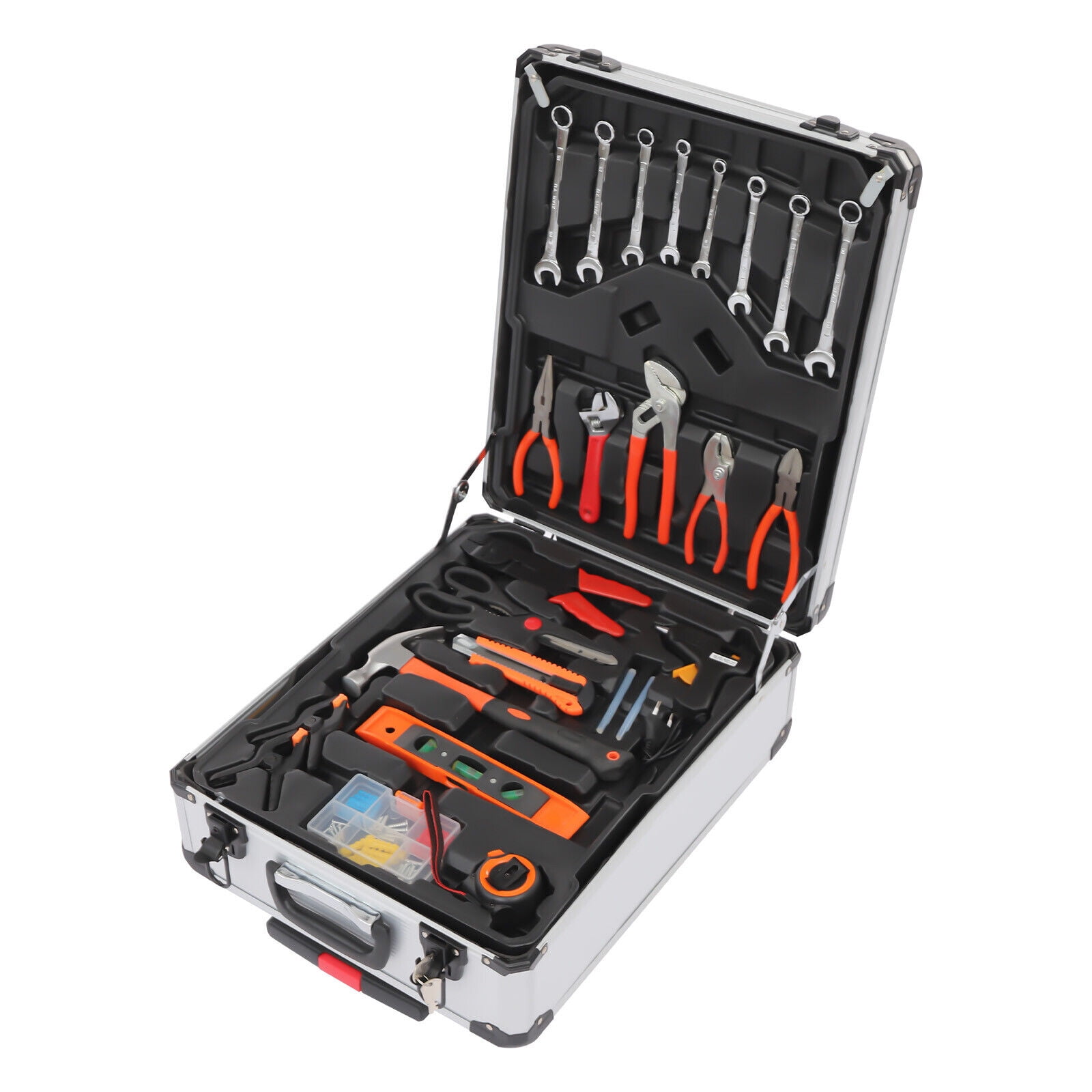 187pcs Household Trolley Case Tool Box Set Hand Tool Kit Mixed Hand Tool Kit