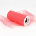 thumbnail image 2 of BBCrafts Coral Polyester Tulle Roll 6 inch 25 Yards, 2 of 2