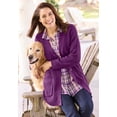 thumbnail image 6 of Woman Within Plus Size Petite Plaid Double-Brushed Cotton Flannel Shirt, 6 of 6