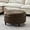 Faux Leather Coffee, variant on 16.5 inch Tufted Small Round Storage Ottoman, Modern Upholstered Ottoman with Soft Padded Seat, Chic Round Vanity Foot Stool with Removable Lid,White