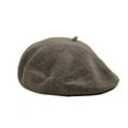 thumbnail image 2 of Women's Winter Solid Color Beret Painter Hat Warm Wool Style, 2 of 3