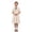 R360/Beige, variant on Girls Dress Kids Summer Short Sleeve A Line Party Dress For Girls Classic Daily Wear Daily Wear 9-10 Years
