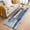 Blue, variant on 2'x6' Rug Runners for Hallways Kitchen, Blue Brown Farmhouse Non Slip Entryway Beside Floor Carpet Runner, Vintage Wooden Country Washable Laundry Room Bedroom Throw Rugs Mat for Family Pet