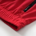 thumbnail image 4 of KPOPLK Men's Athletic Running Shorts Gym Workout 7"/9"/5" Quick Dry Lightweight Sports Basketball Tennis Zipper Pockets Size XXL,Red, 4 of 9