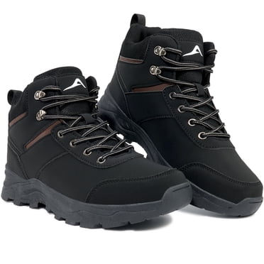 MeMoride Men's Ankle High Waterproof Hiking Boots Outdoor Trekking Camping Shoes