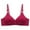 Red, variant on LYEAA No Wire Bras for Women Soft Cotton Push up Everyday Bras Wireless Support Solid Lightly Lined Lift Sleep Bras Comfortable Wirefree Breathable Shaping Daily Bralette Red M
