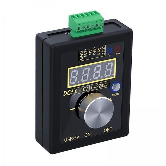 generador de señales,Generador de señales de 4-20 mA y simulador de corriente y voltaje,Salida de simulador analógico ajustable de 0-10 V,0-20 mA,Generador de señales portátil,simulador de