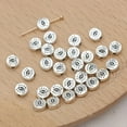 thumbnail image 2 of 40/50/60/70pcs Retro Silvery Zinc Alloy Eye Shaped Bead For DIY Jewelry Making Bracelet Necklace Accessories Handmade Craft Supplies, 2 of 10