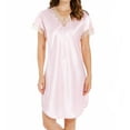 thumbnail image 3 of Women's Shadowline 4503 Charming Charmeuse Sleep Gown (Ivory L), 3 of 4