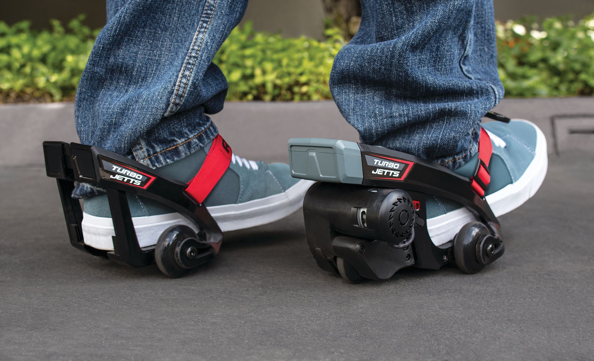 Razor Turbo Jetts Electric Heel Wheels Black/Red- Ages 9+ - image 4 of 13