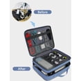 thumbnail image 3 of Travel Tech Organizer MATEIN - Bolsa organizadora de cables, color azul, 3 of 9