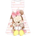 thumbnail image 1 of Vestido de Minnie Mouse para niñas, novedad de verano 2023, cuello redondo sin mangas para niñas, vestido de Minnie Mouse de dibujos animados de Minnie 2 3 4 5 6 7 8 9-10Y5T Gao Jinjia LED, 1 of 2