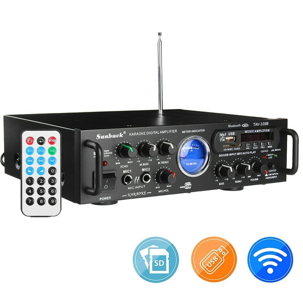 500W 2CH bluetooth Receivers & Amplifiers, Support SD USB