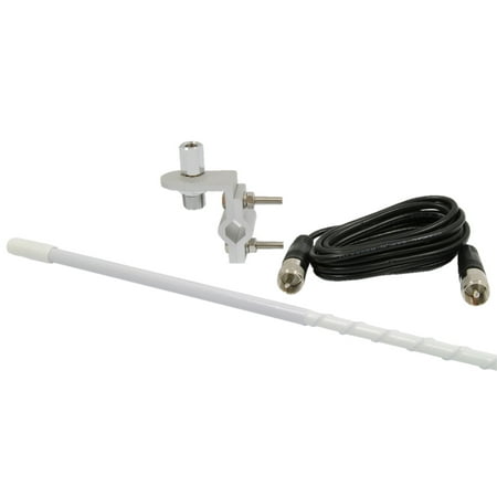 product image of Roadpro 3Ft Cb Antenna Kit W/ 9Ft Cable White