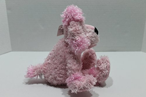 stuffed pink poodle