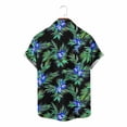 thumbnail image 6 of Purcolt Mens Hawaiian Shirt Short Sleeve Button Down Shirts Tropical Floral Summer Beach Shirts, 6 of 8